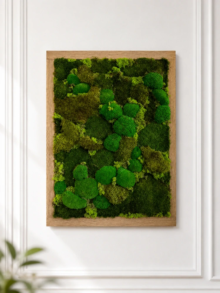 Mechový obraz Forest Nature – Dub 123 x 93 cm