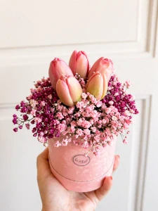Flower box - mini tulipoš
