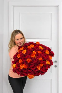 La Vital - Luxusní Rose 90ks růží 