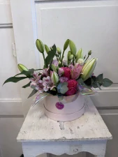 Flower box Lilie & eustomy