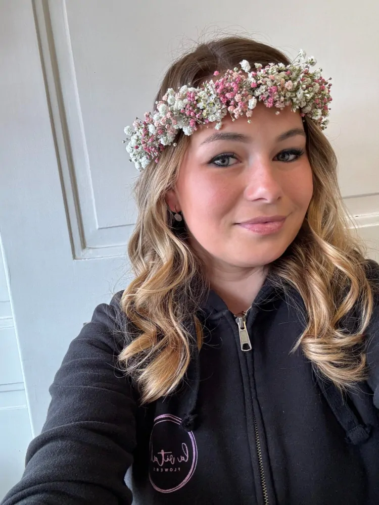 Věneček z gypsofily 