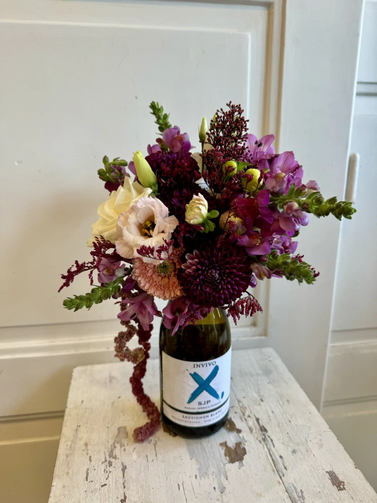 Novinka! Dárkové nazdobení láhve2