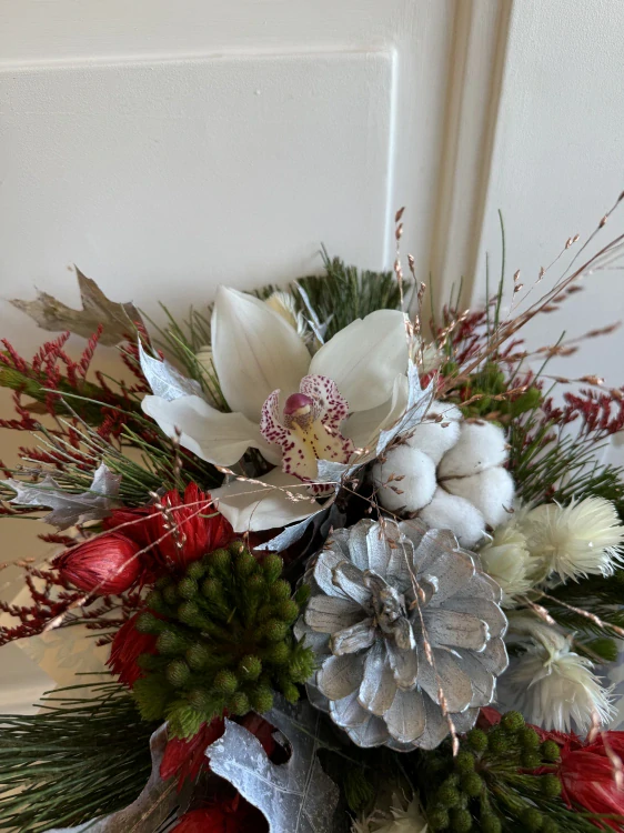 Zimní kytice do vázy 
