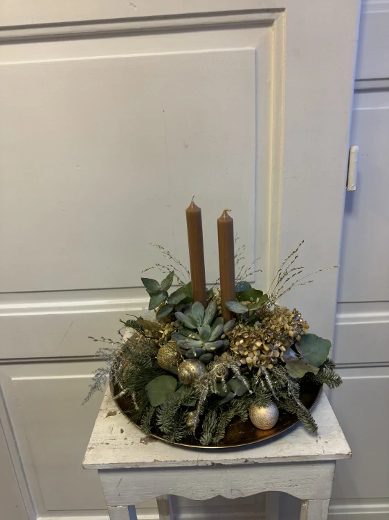 Svícen na adventní stůl nebo jako dárek 