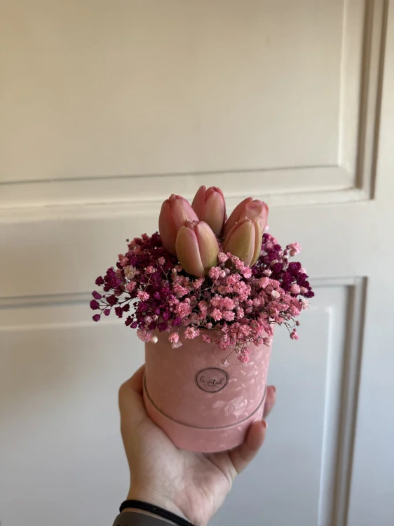 Flower box - mini tulipoš