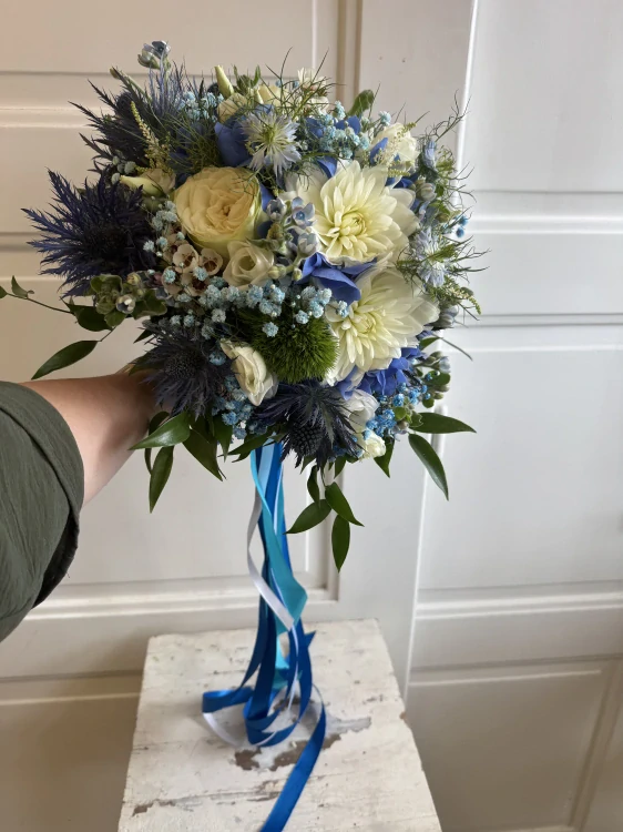 Svatební kytice Blue Sea