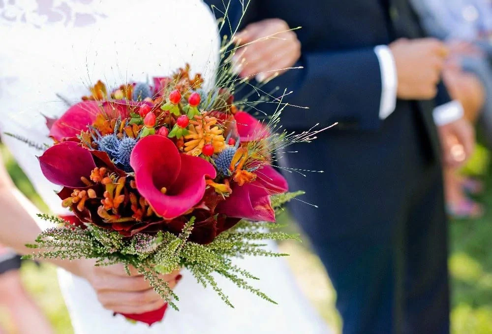 Svatební set podzimní kala 