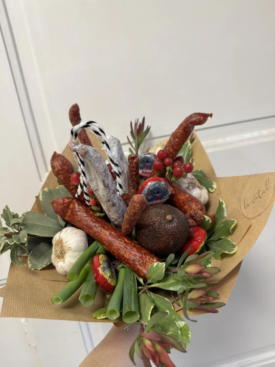 Mlsná kytice s avokádem 