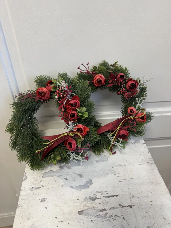 Věnec - do červena