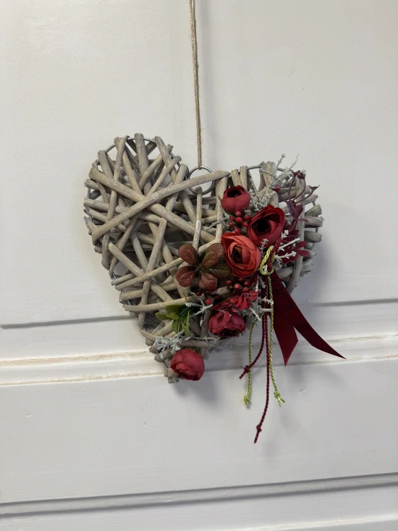 Srdce do červena 20cm