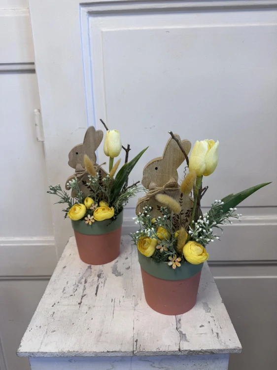 Jarní dekorace terakota 