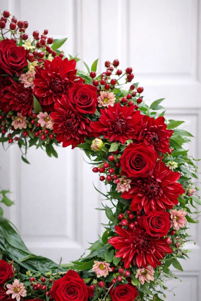 Smuteční věnec Dahlie 