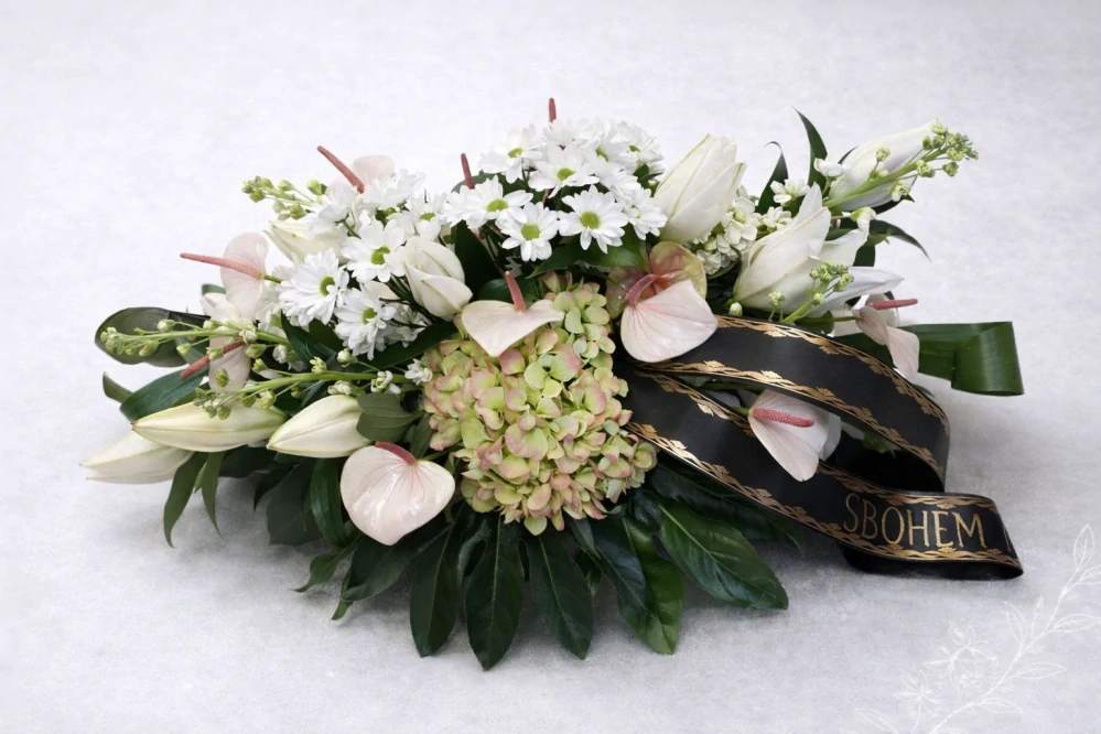 Smuteční vazba „Pure Elegance“