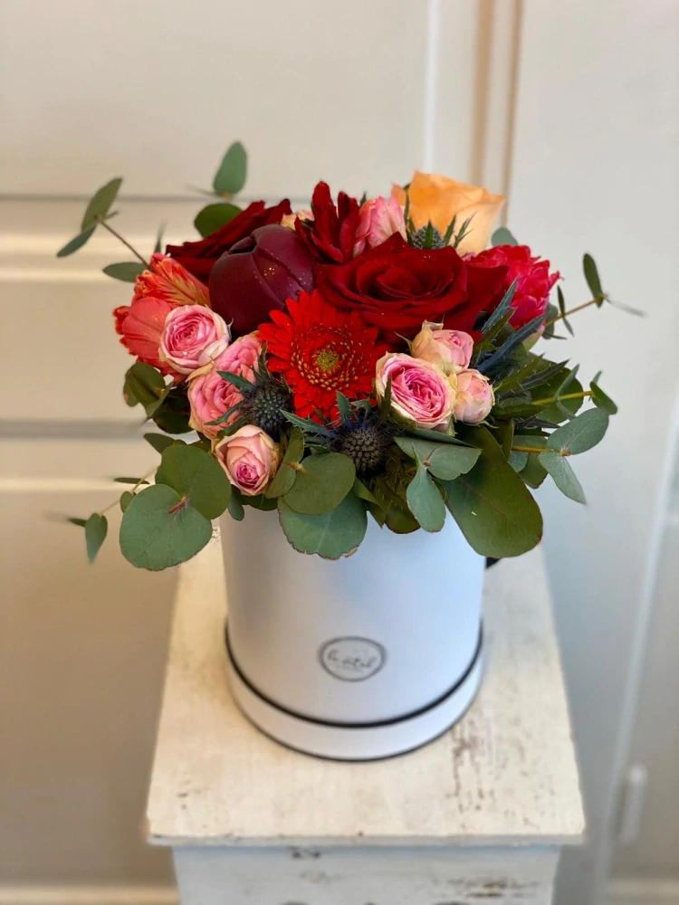 Flower box - červený mix