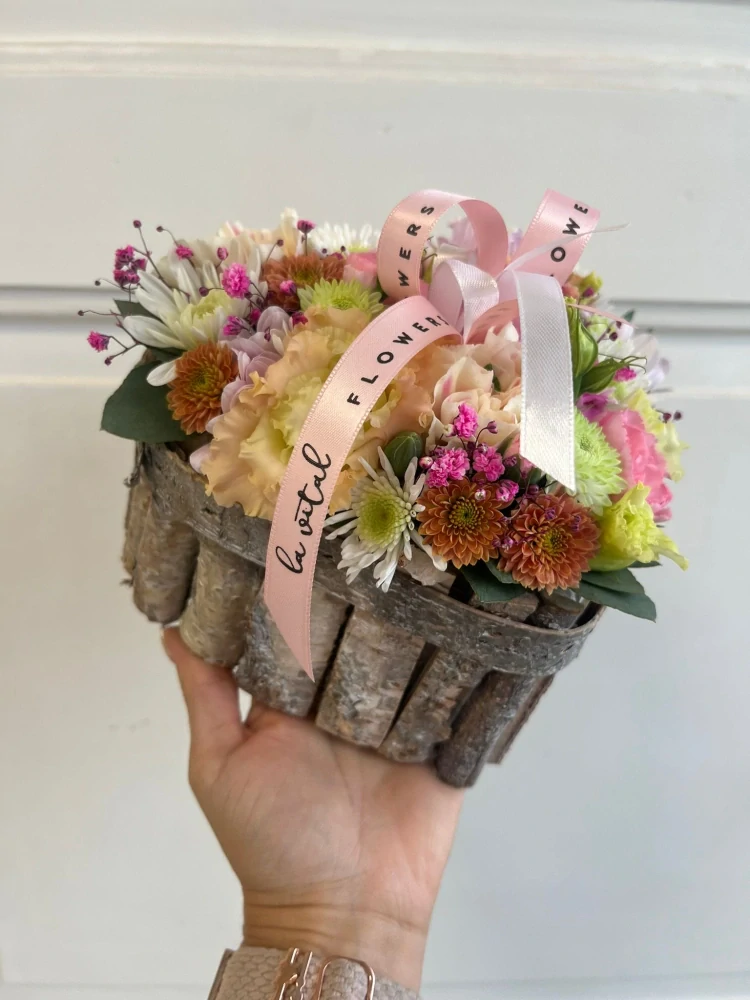 Flower box santinkové srdce malé