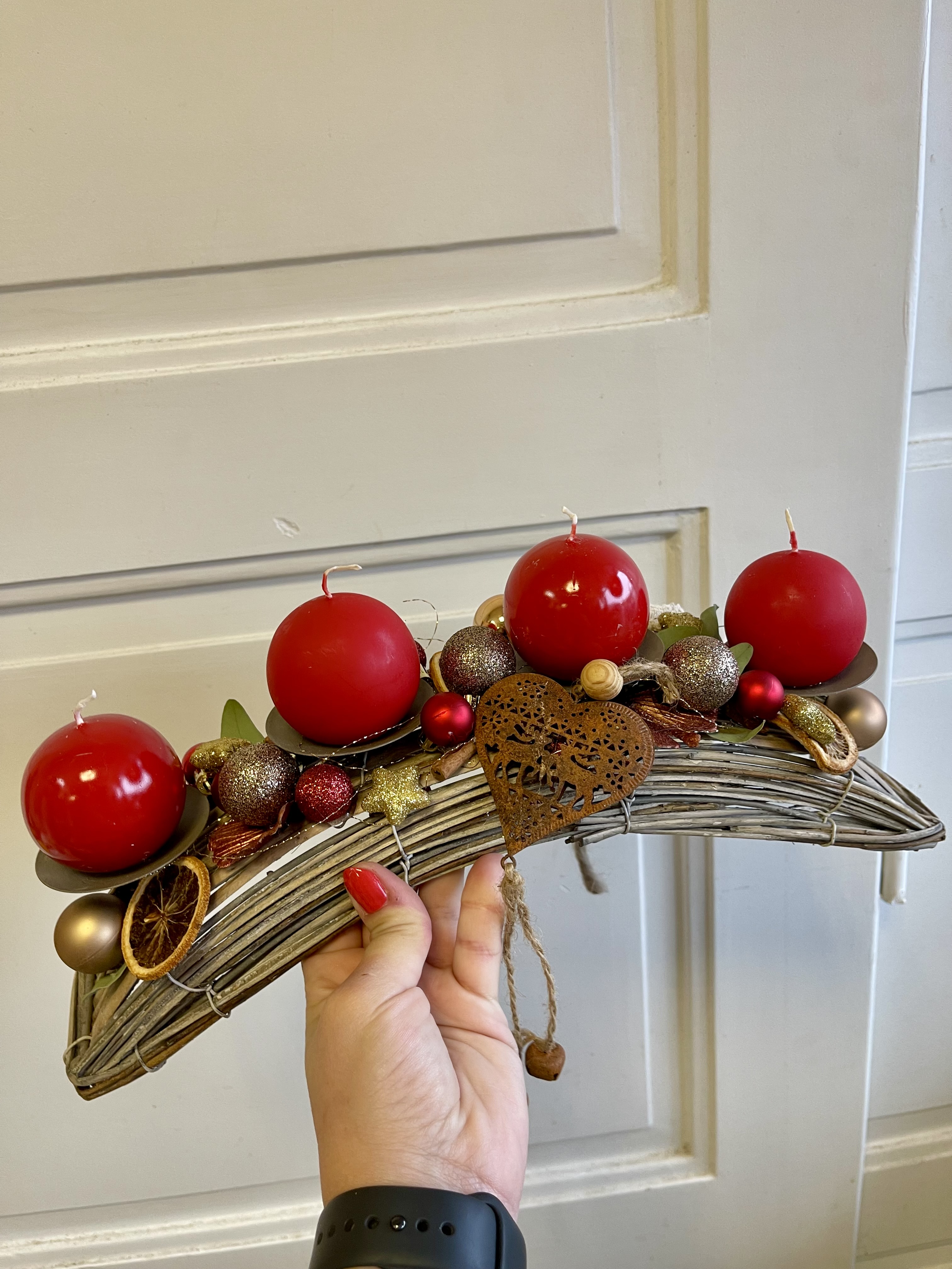 Vánoční dekorace La Vital  adventní oblouk