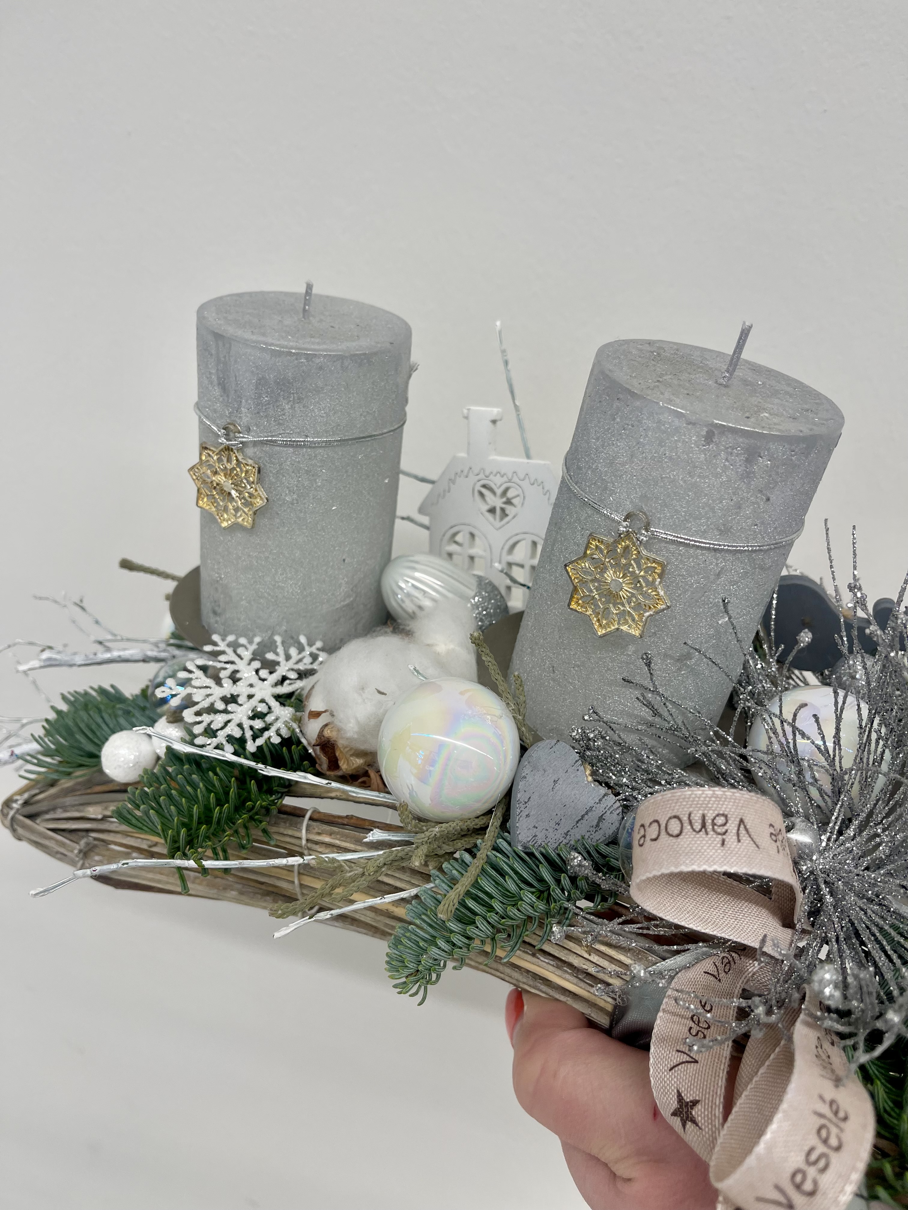 Adventní dekorace La Vital  větší oblouk 