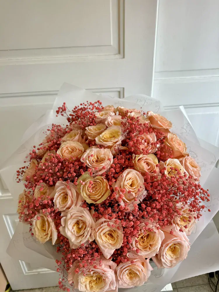 35 krásných pastelových velkokvětých růží 