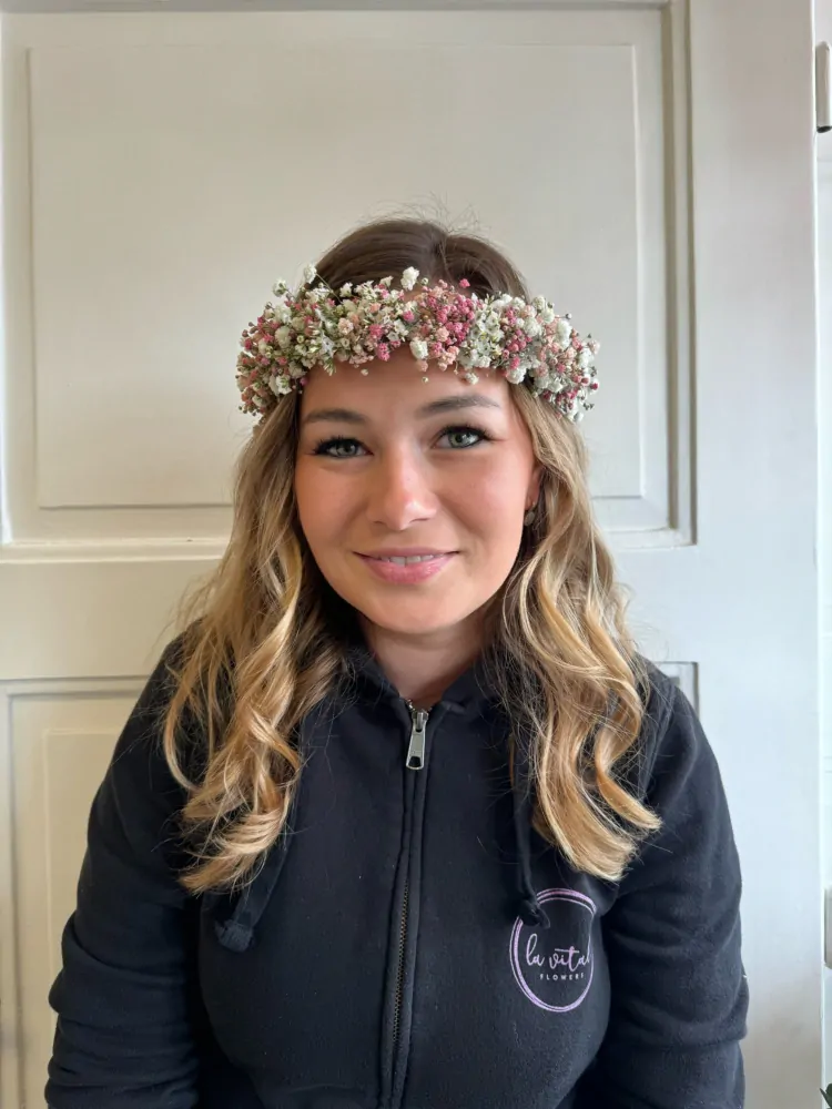 Věneček z gypsofily 