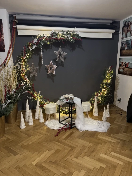 Dekorace do fotoatelieru ns vánoční focení