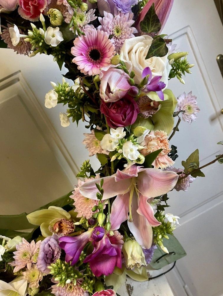 Smuteční věnec luxusní květinovy