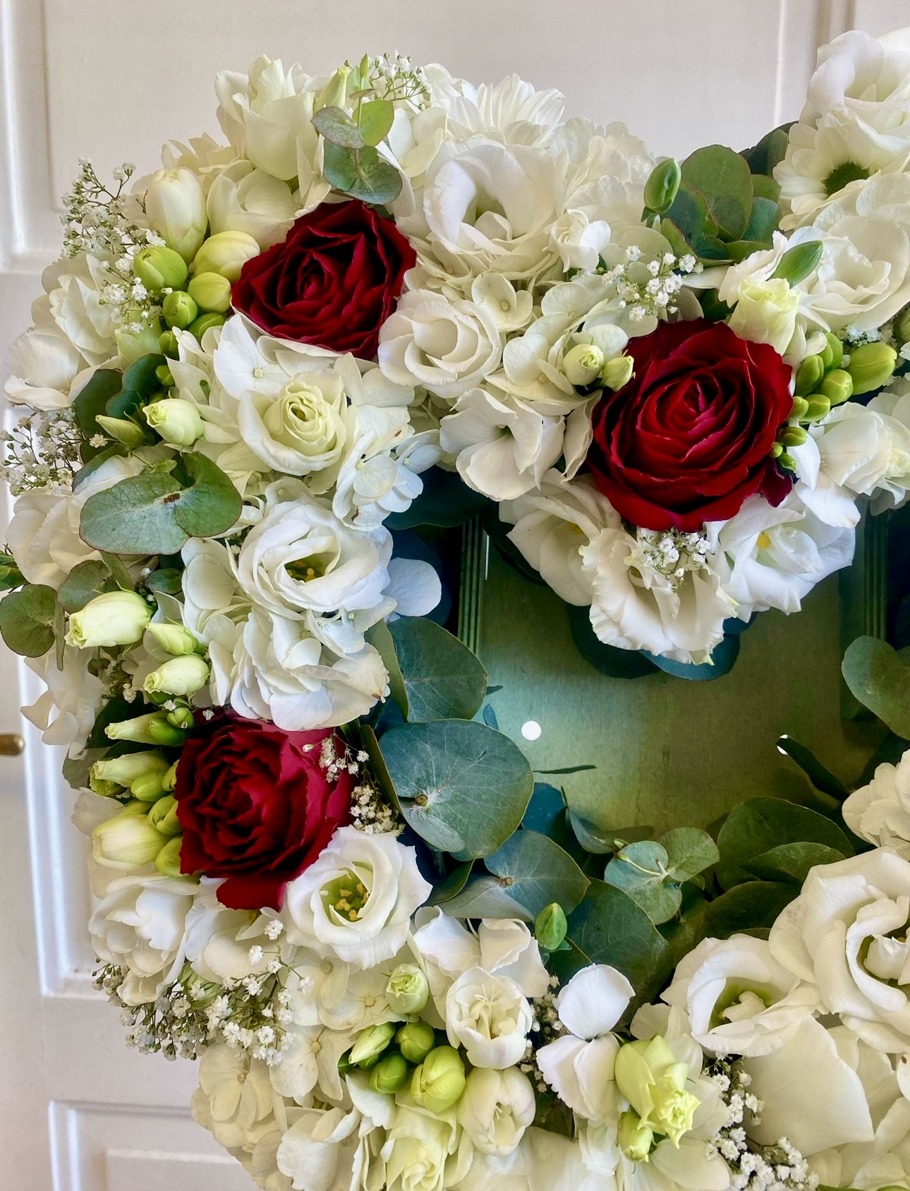 Smuteční srdce 70cm 