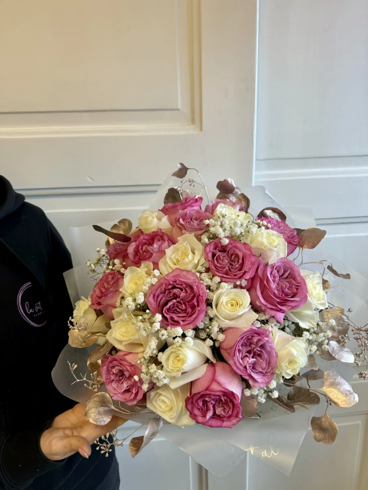 Kytice maxi - luxusní růže  25ks