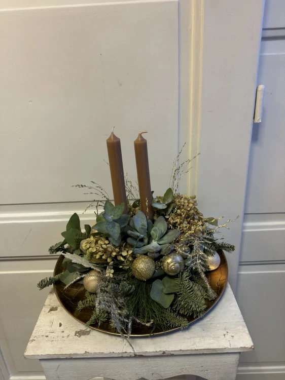 Svícen na adventní stůl nebo jako dárek 