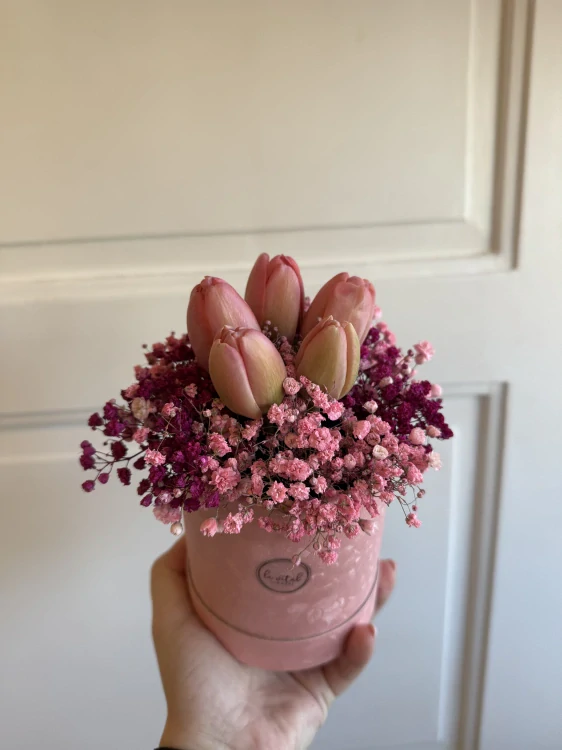 Flower box - mini tulipoš