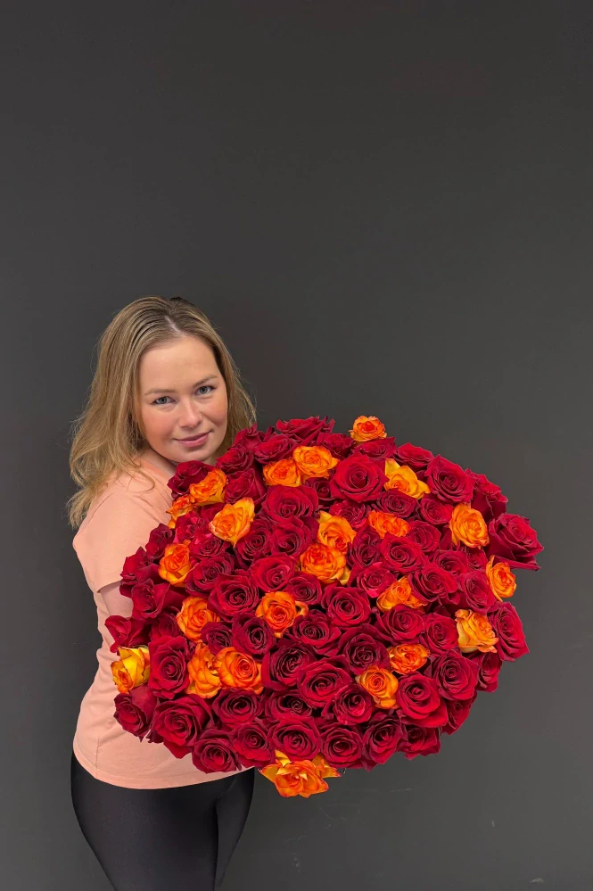 La Vital - Luxusní Rose 90ks růží