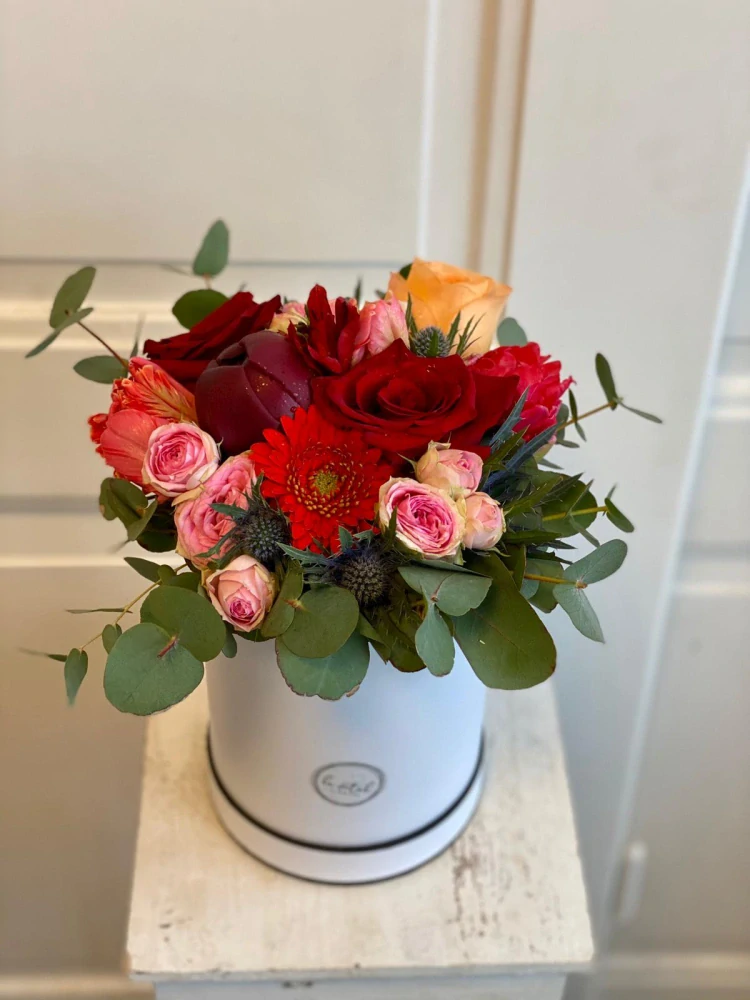 Flower box - červený mix