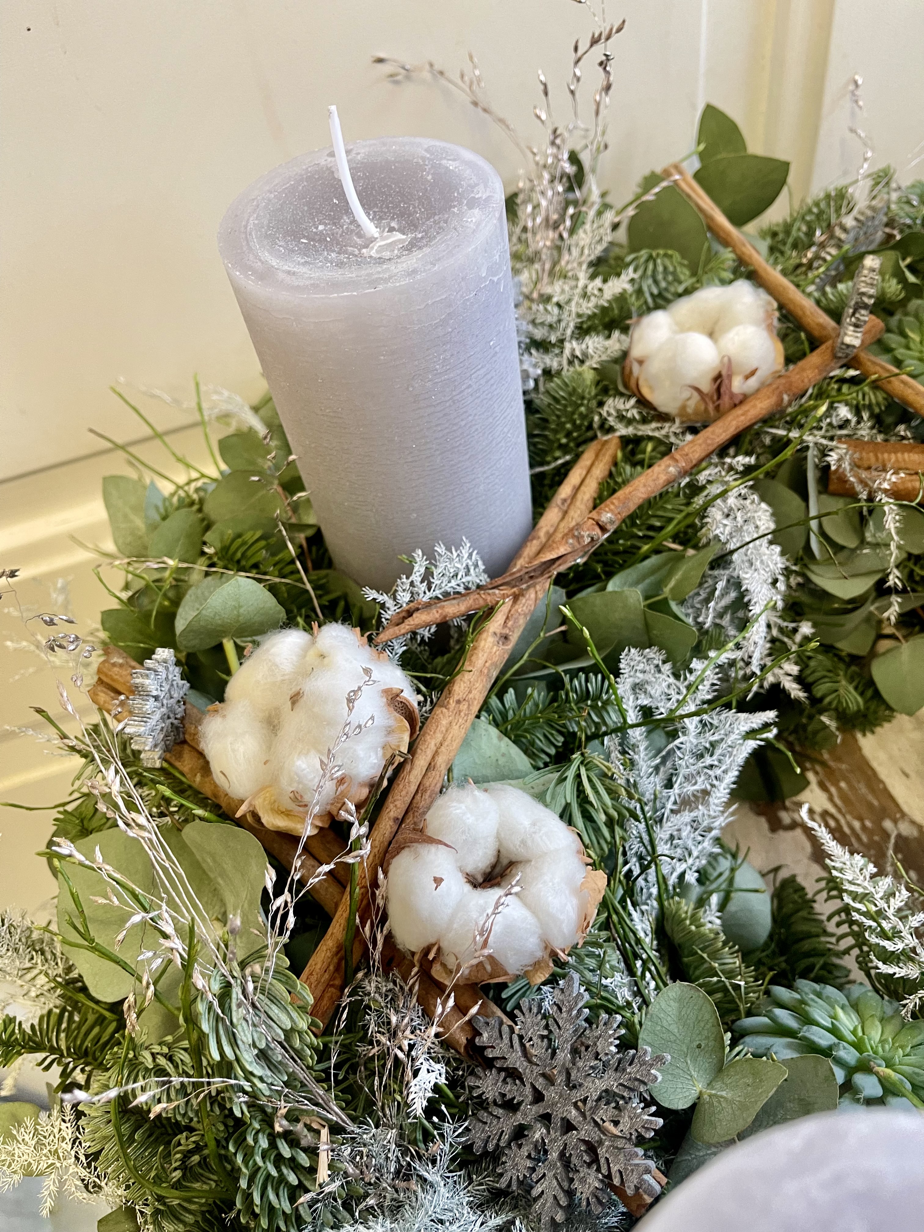 Velký adventní věnec přírodní 
