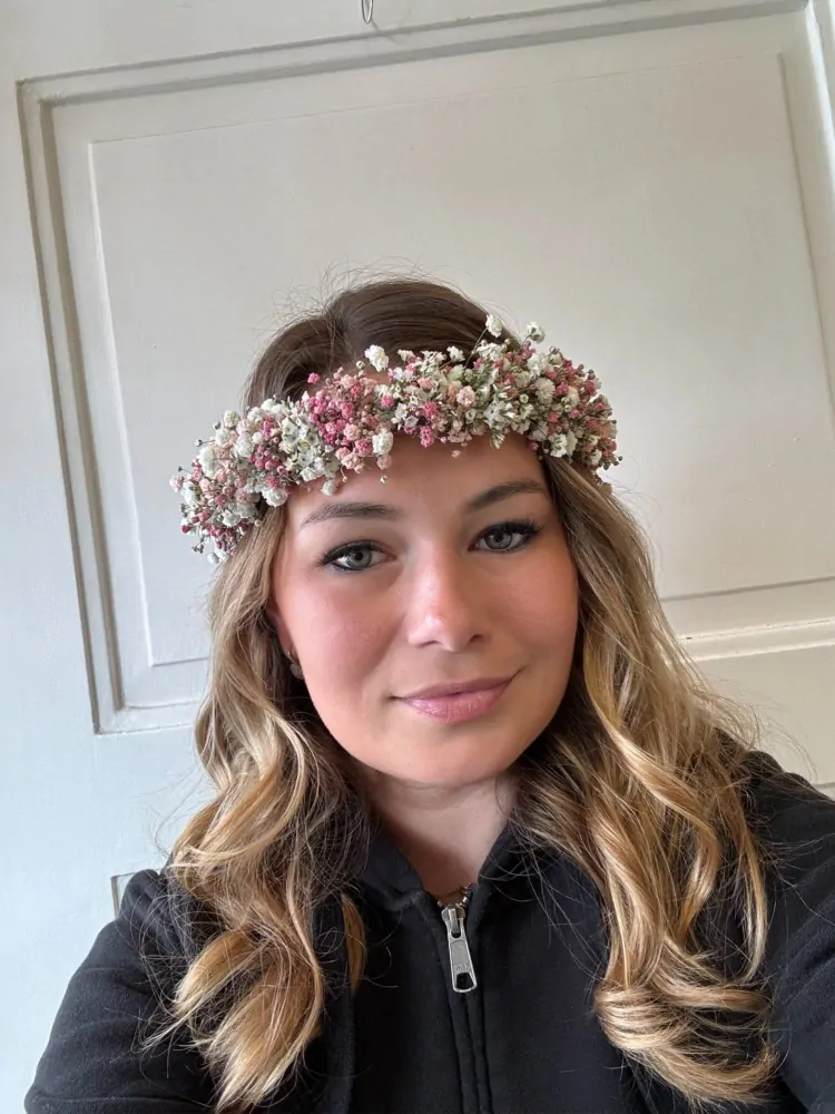 Věneček z gypsofily 