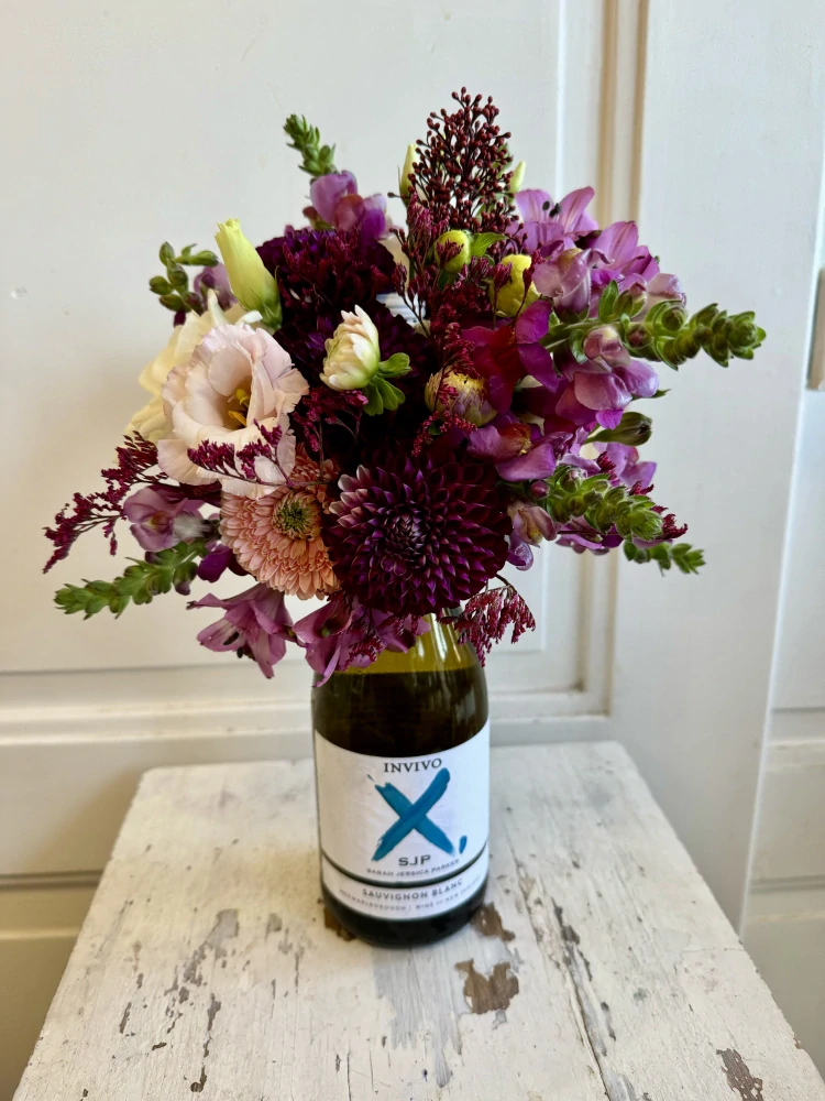 Novinka! Dárkové nazdobení láhve2