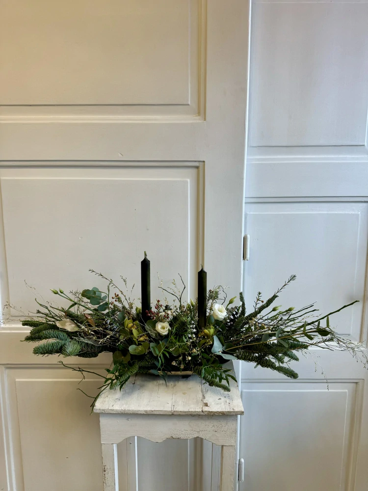 Dekorace  zimní elegantní  černá  