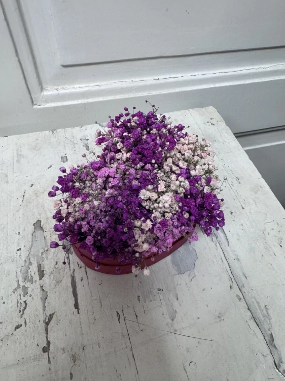 Flower box - mini srdce