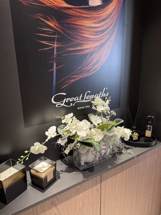 Dekorace - orchidej ve skle 