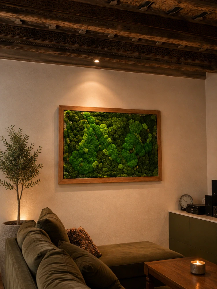 Mechový obraz Forest Moss – Dub