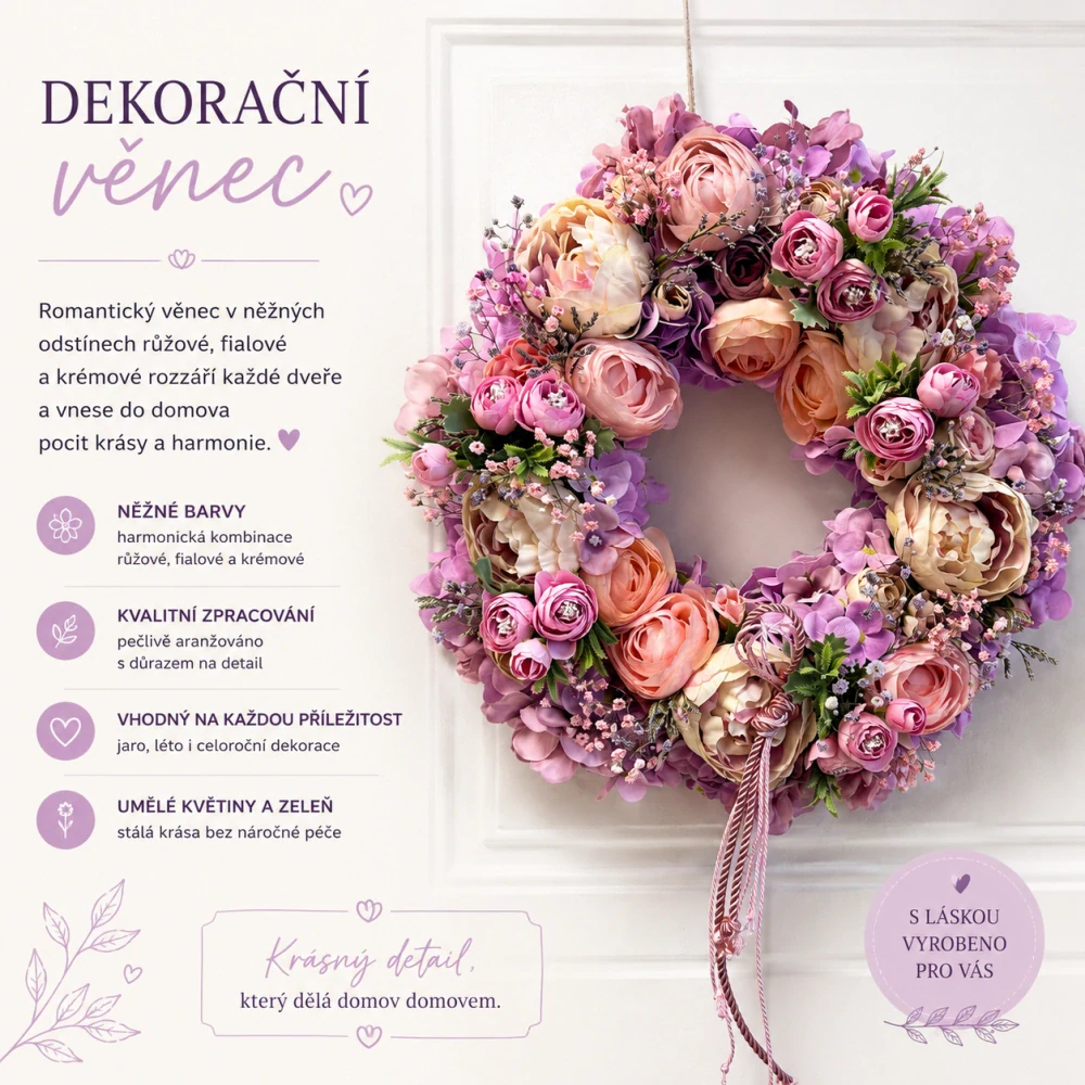 Luxusní věnec - Blooming Elegance