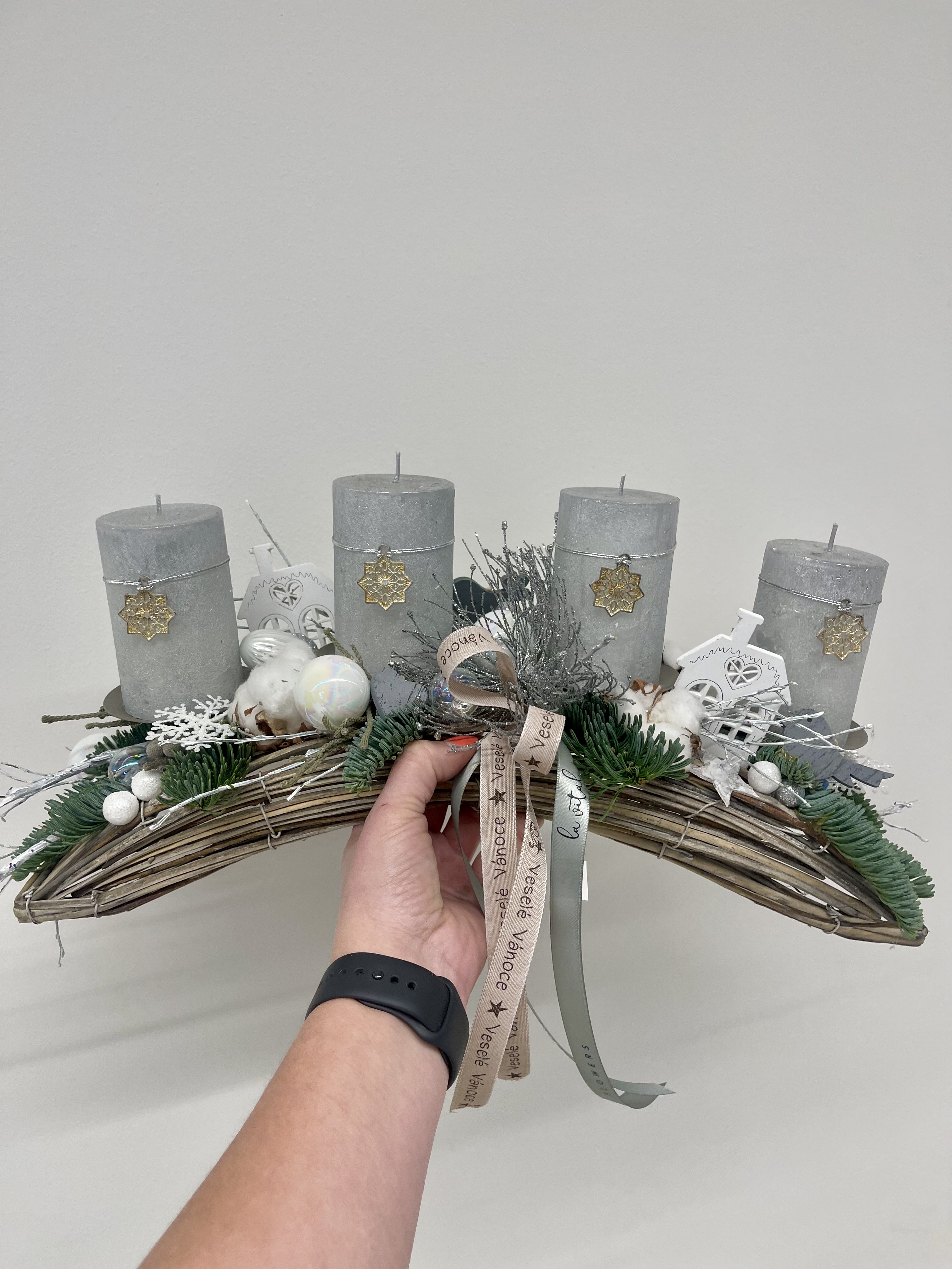 Adventní dekorace La Vital  větší oblouk 