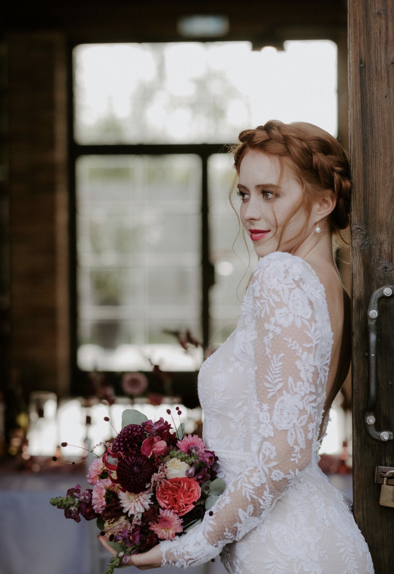 Svatební kytice - podzimní seance