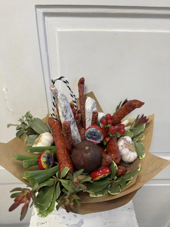 Mlsná kytice s avokádem 