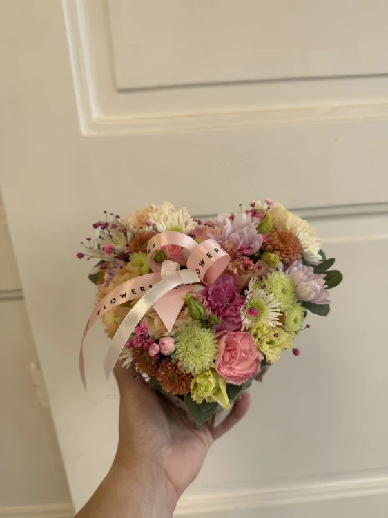 Flower box santinkové srdce malé