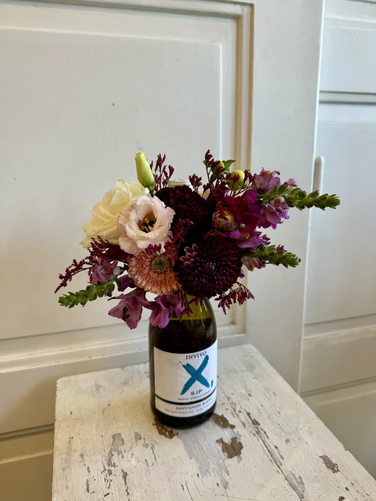 Novinka! Dárkové nazdobení láhve2