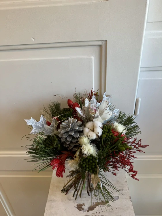 Zimní kytice do vázy 