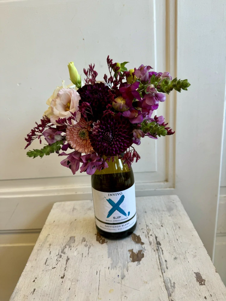 Novinka! Dárkové nazdobení láhve2