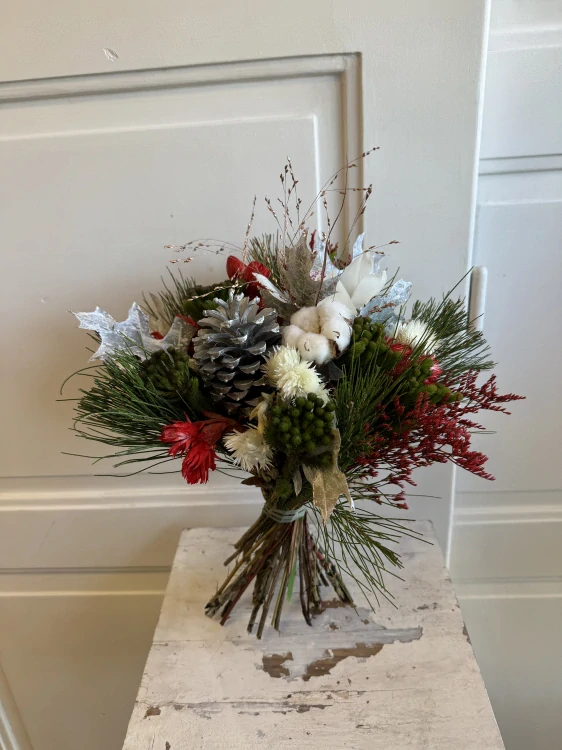 Zimní kytice do vázy 