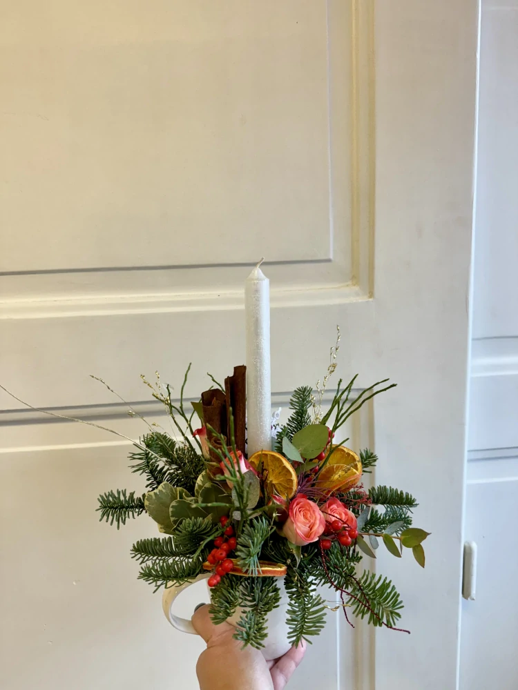 Zimní svícinky mix 