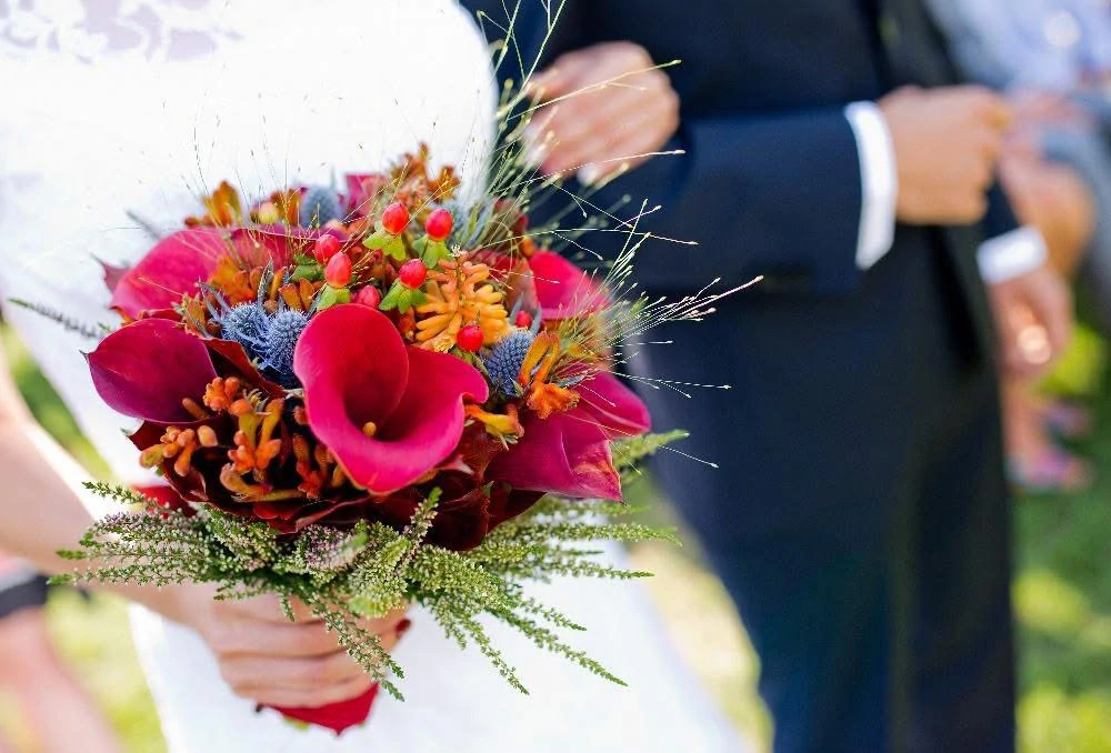 Svatební set podzimní kala 