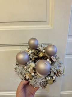 Adventní věnec malý jemný 